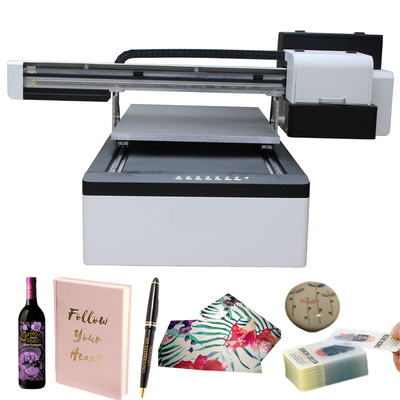 Garment Shops Flat Bed Label A1 Size A1 UV Printer 6090 Large 3d Sticker Mini Wall UV Hybrid Flatbed UV Printer
